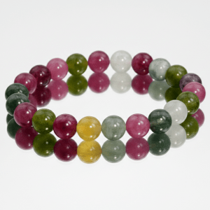 Turmalin Armband handgefertigt, bunte Naturstein Perlen 8mm, Dominika Marx, Witchhaven, Edelstein Armband für Damen, Yoga Schmuck energetisch, Heilstein Armband bunt, elastisches Perlenarmband, Turmalin Schmuck Unikat, spiritueller Schmuck handgemacht, Natursteinschmuck farbenfroh, Schutzstein Armband, Chakra Harmonisierung, Glücksnebel Schmuck Design