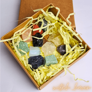 12 Chakra Rohsteine, Edelstein Set Rohsteine, Chakren Heilsteine, spirituelle Energiearbeit, Rohkristalle Set