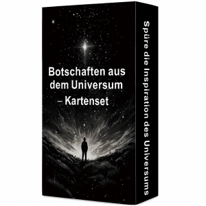 Witchhaven, Dominika Marx, Botschaften aus dem Universum Karten, 54 mystische Orakelkarten in Schwarz-Weiß, spirituelles Kartenset für Affirmationen und Führung, energetisch gereinigter Tagesimpuls, Geschenk für Meditation