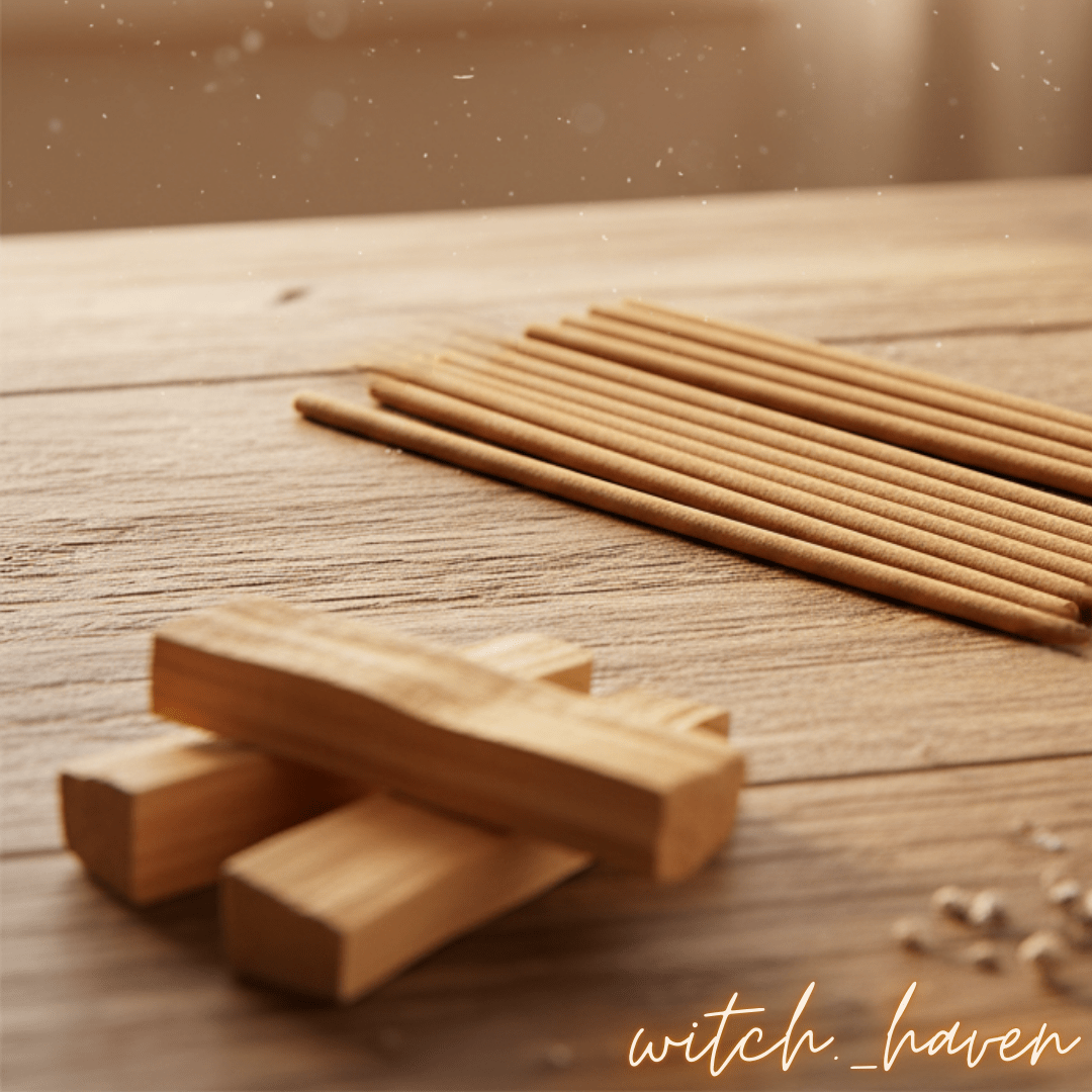 Witchhaven, Dominika Marx, Palo Santo Räucherstäbchen Set 20 Stück, energetische Reinigung mit Heiligem Holz, spirituelles Räucherwerk für Yoga und Meditation, energetisch gereinigte Palo Santo Stäbchen
