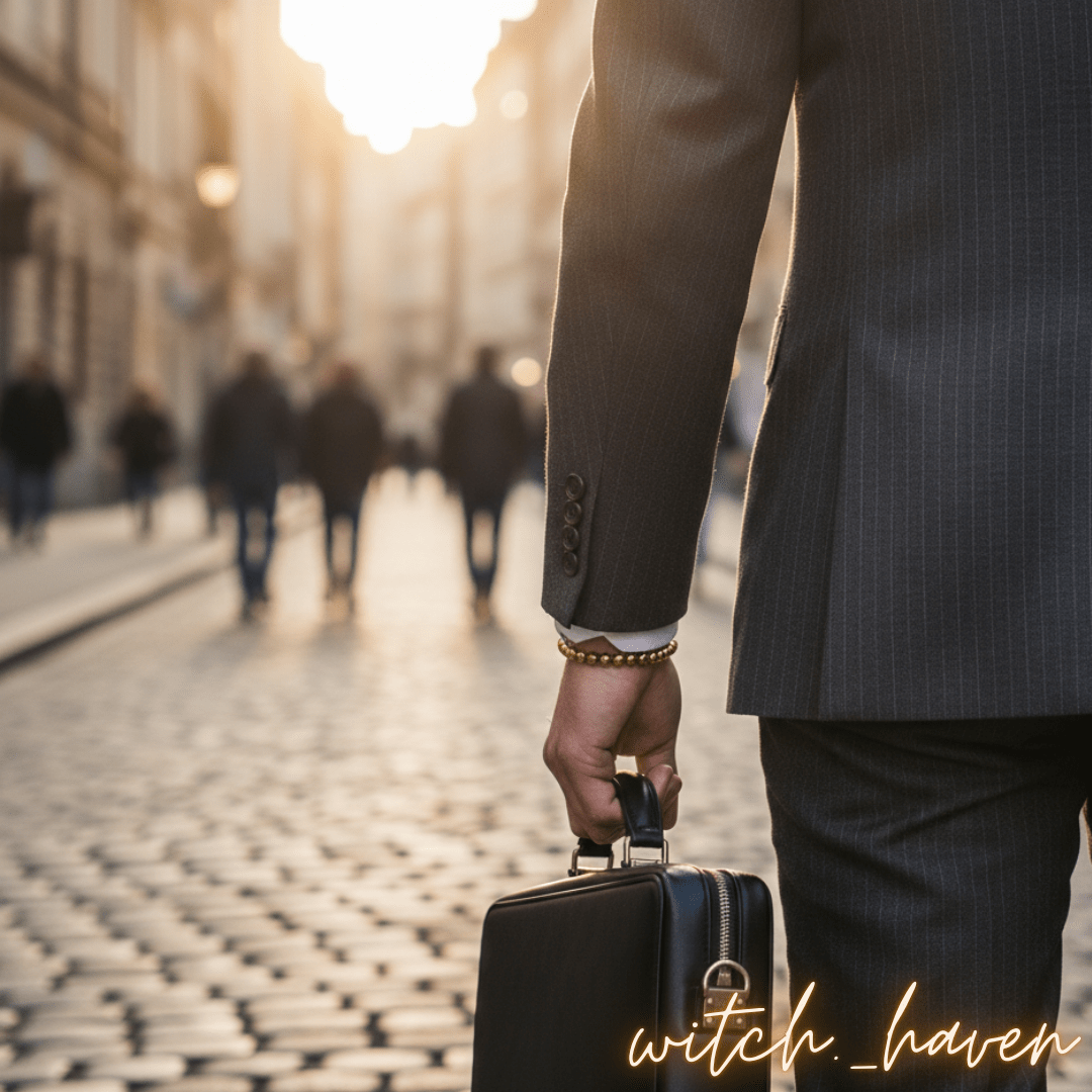 Witchhaven, Dominika Marx, handgefertigtes Pyrit Reichtumsarmband aus facettierten goldenen Naturstein Perlen, spiritueller Schmuck für Manifestation und Erfolg, energetisch gereinigtes Edelstein Armband für Fülle und Wohlstand, wählbar in 4mm oder 6mm