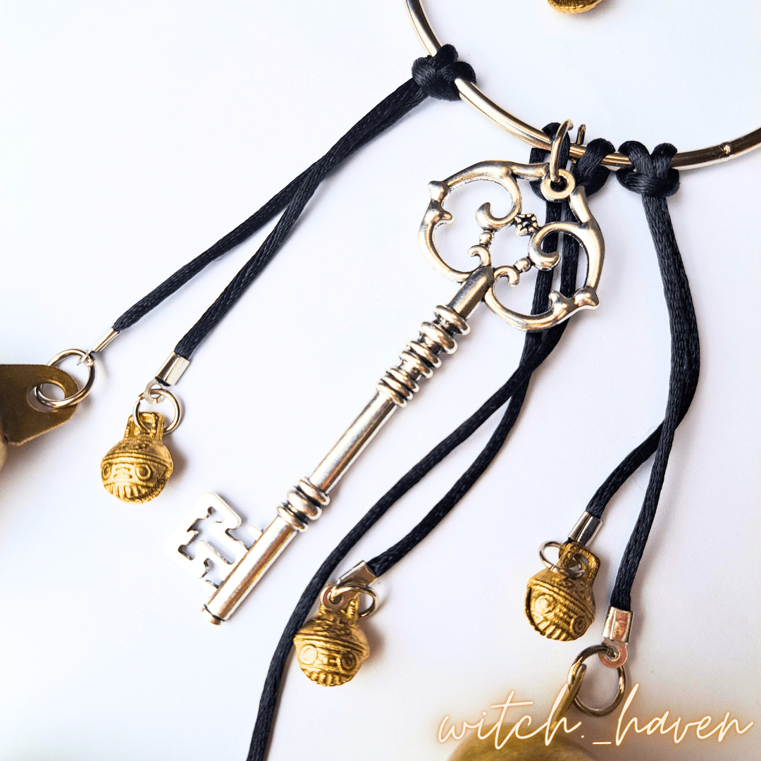 Hexenglocken mit Pentagramm & Schlüssel – Bild 2