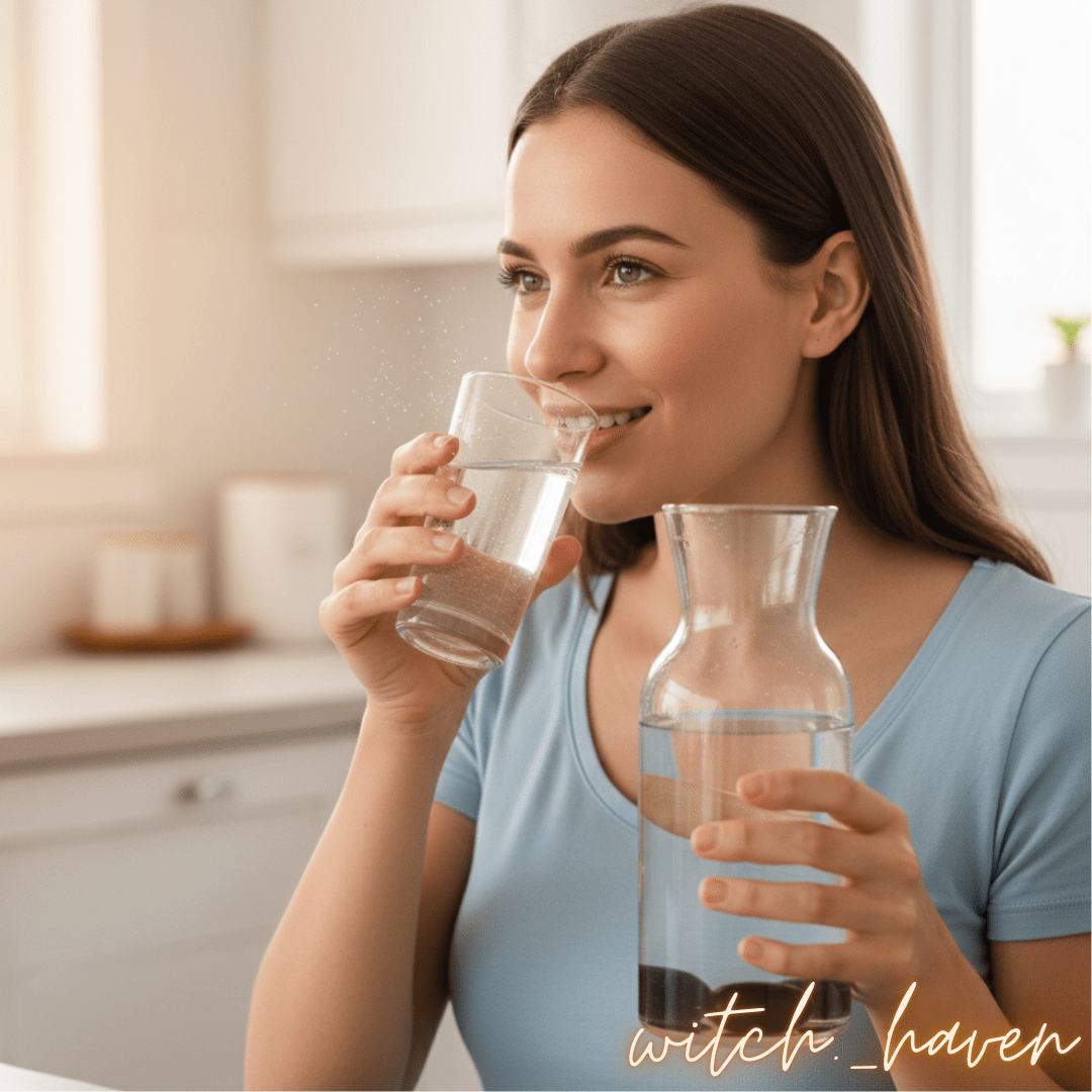 Witchhaven, Dominika Marx, Premium Obsidian Kristalle für die Wasser Reinigung, 5er Set polierte schwarze Natursteine, energetische Wasseraufbereitung mit Obsidian, spirituelles Set für Edelsteinwasser