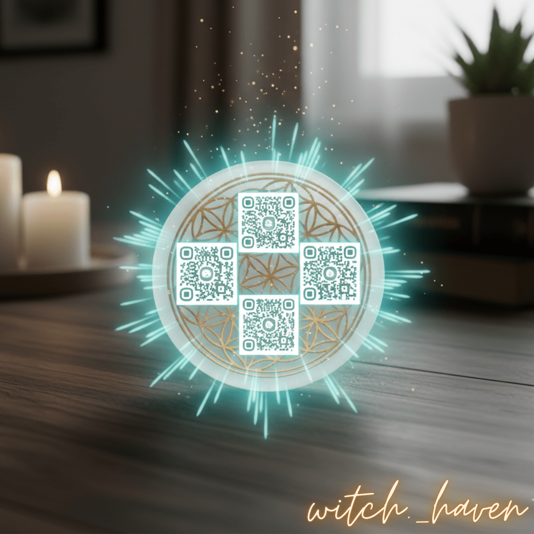 Witchhaven, Dominika Marx, runde Selenit Ladeplatte mit goldener Blume des Lebens Gravur, polierter Selenitstein zur Reinigung und Aufladung von Kristallen, spirituelles Zubehör für Altar und Meditation, energetisch gereinigter Selenit