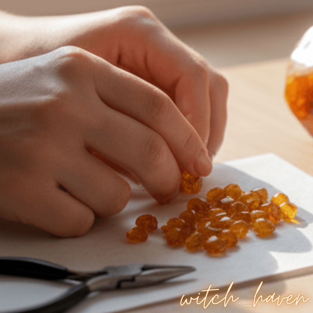 Bernstein Armband aus Naturperlen – Bild 5