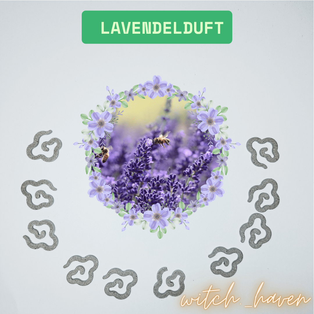 Witchhaven, Dominika Marx, Räucherset mit Elefantenbrenner, Somalia Weihrauch, reine Myrrhe, Lavendel und Salbei Räucherstäbchen, Mandala Untersetzer, energetisch gereinigtes Räucherwerk, spirituelles Ritualset