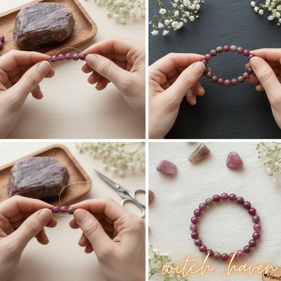 Pink Turmalin Armband Liebe – Bild 8