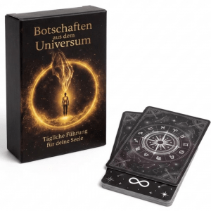 Orakelkarten Universumsbotschaften Dominika Marx, spirituelles Kartenset tägliche Führung Design, mystische Sternbilder Kartenrückseite Witchhaven, handverlesene Orakelkarten Heilung sowie Kraft, rituelles Reinigungsritual Kartenset, intuitive Botschaften für Meditation, exklusives Orakel Set 55 Karten deutsch