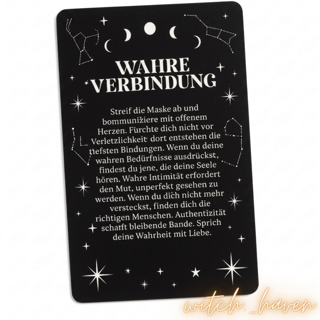 Orakelkarten Universumsbotschaften Dominika Marx, spirituelles Kartenset tägliche Führung Design, mystische Sternbilder Kartenrückseite Witchhaven, handverlesene Orakelkarten Heilung sowie Kraft, rituelles Reinigungsritual Kartenset, intuitive Botschaften für Meditation, exklusives Orakel Set 55 Karten deutsch