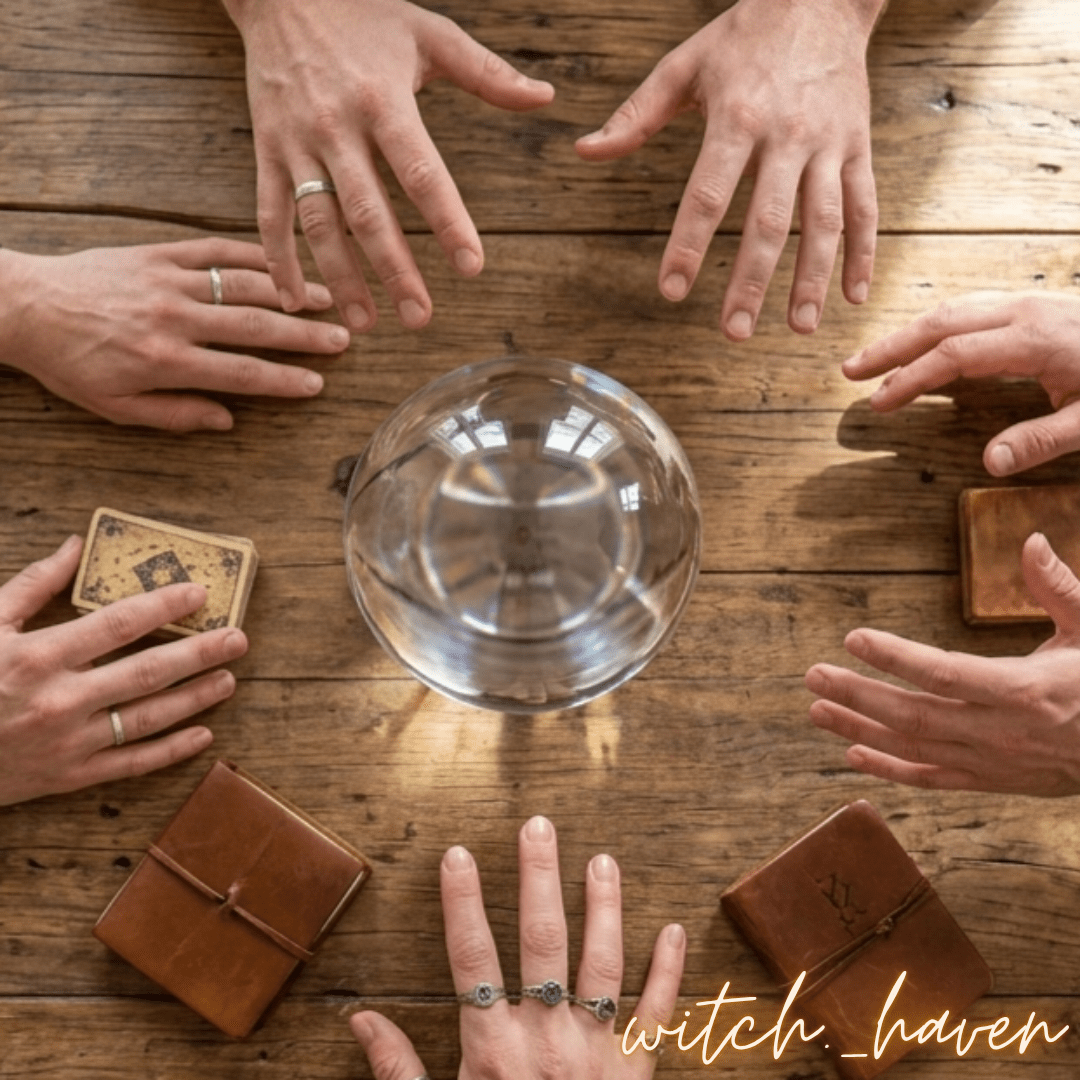 Kristall Wahrsager Kugel aus glasklarem K9 Glas Dominika Marx, große transparente Glaskugel mit rundem Acrylständer, spiritueller Begleiter Wahrsagen Scrying Meditation Witchhaven, makelloses Kristallglas für professionelle K9 Fotografie, rituelles Reinigungsritual Seherkugel Set, Edelsteine für Fokus sowie klare Gedanken, exklusives Design magische Dekoration transparent weiß