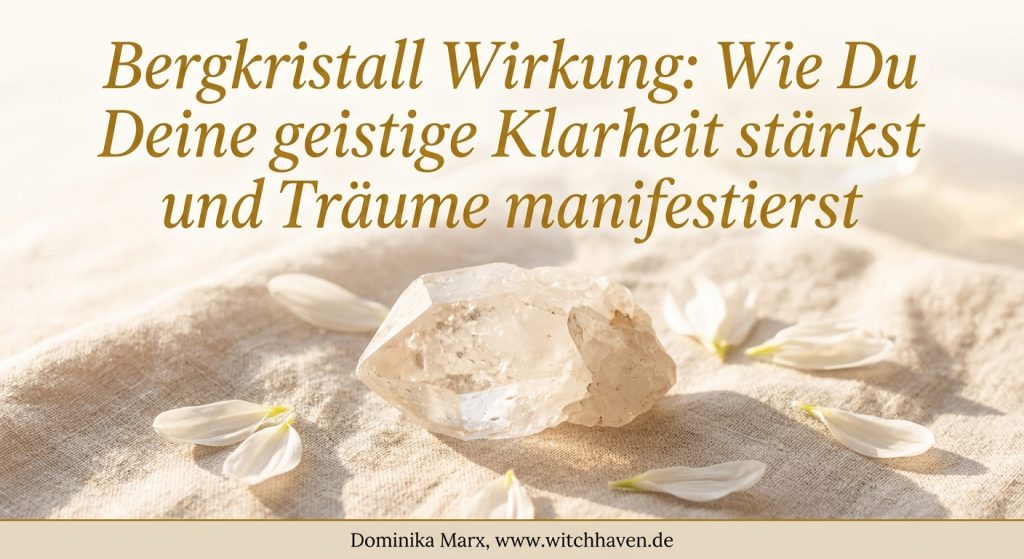 Bergkristall Wirkung